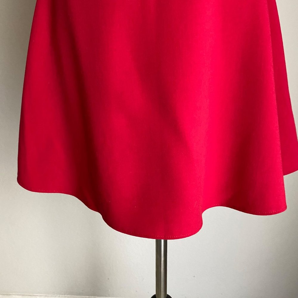 French Connection sz 4 Sleeveless Boat neck fit flare sheath mini dress - Picture 4 of 11